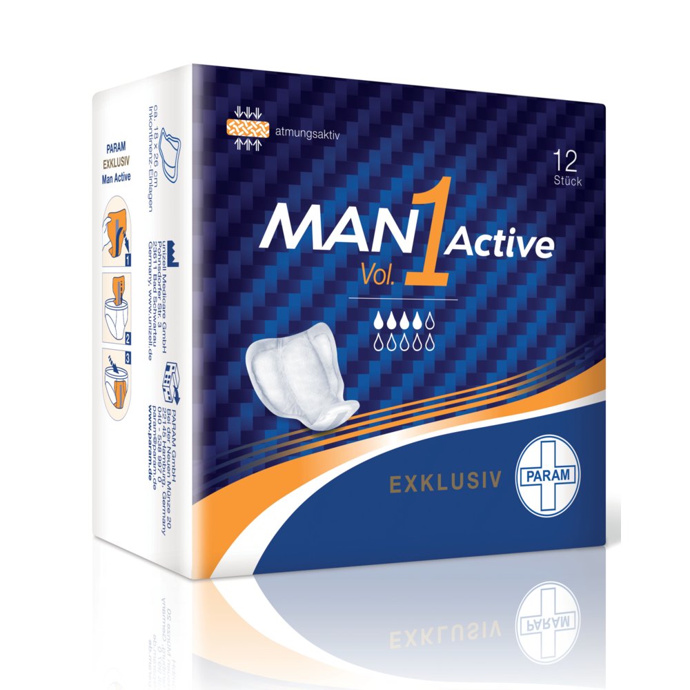 PARAM EXKLUSIV Man Active Vol. 1, 18 x 26 cm, 12 Stück
