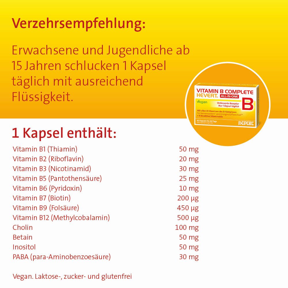 Vitamin B Complete Hevert all-in-one