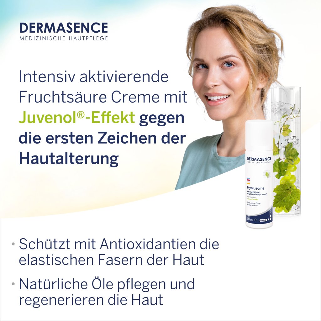 DERMASENCE Hyalusome Aktivierende Fruchtsäure Creme, 50 ml