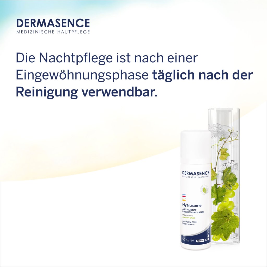DERMASENCE Hyalusome Aktivierende Fruchtsäure Creme, 50 ml