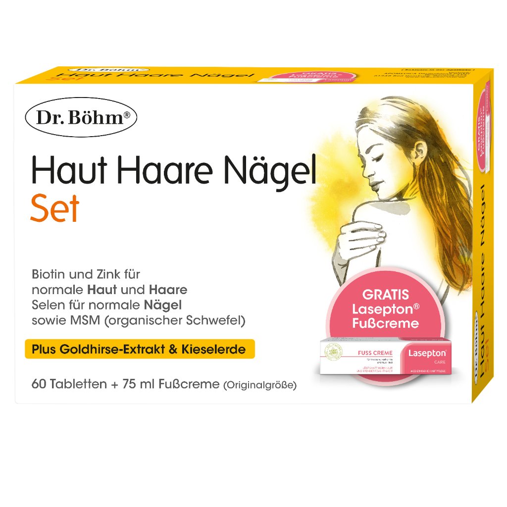 DR.BÖHM Haut Haare Nägel+Fußcreme Lasepton Set