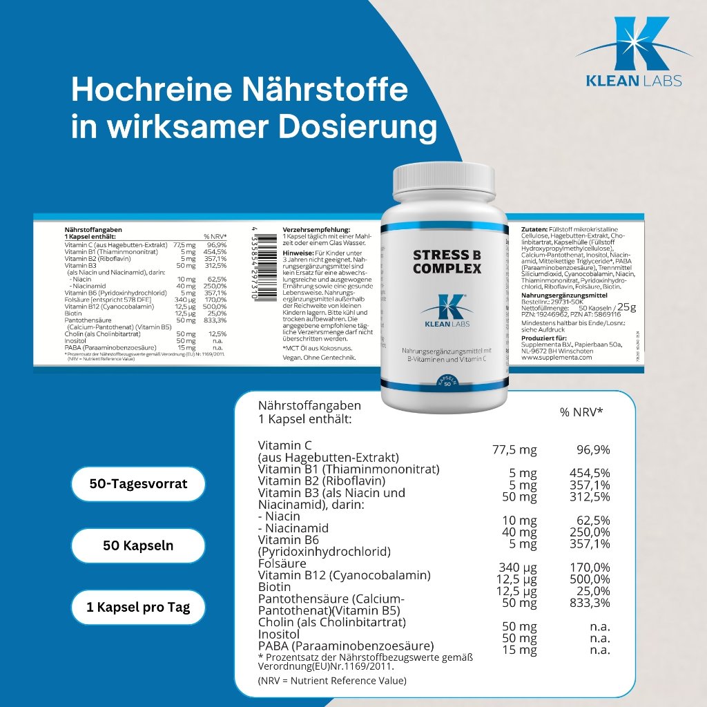 Klean Labs Stress B Complex