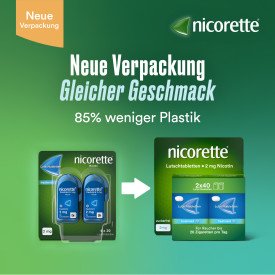 NICORETTE freshmint 2 mg Lutschtabletten gepresst