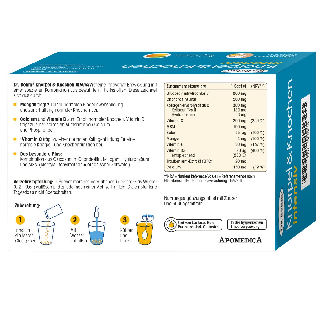DR.BÖHM Knorpel & Knochen intensiv Trinkpulver