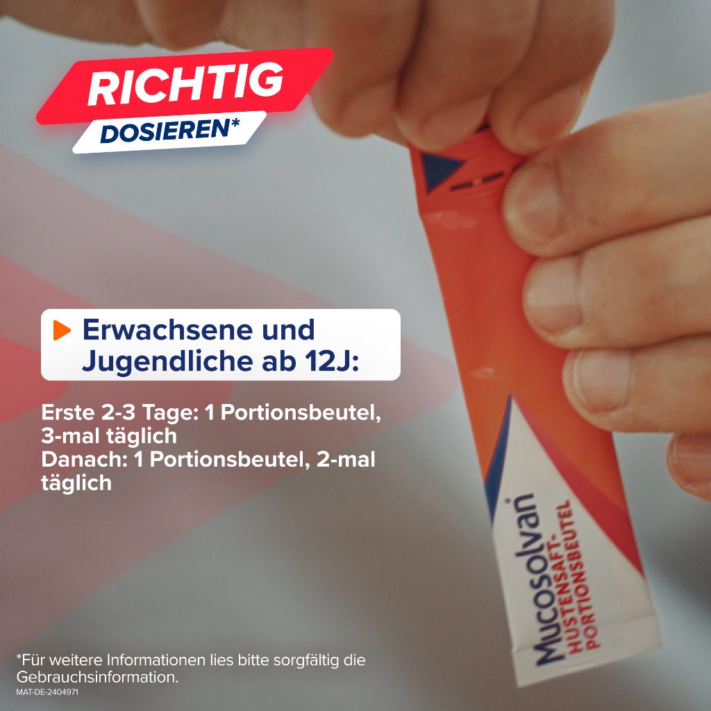 MUCOSOLVAN Hustensaft-Portionsbeutel 30 mg/5 ml