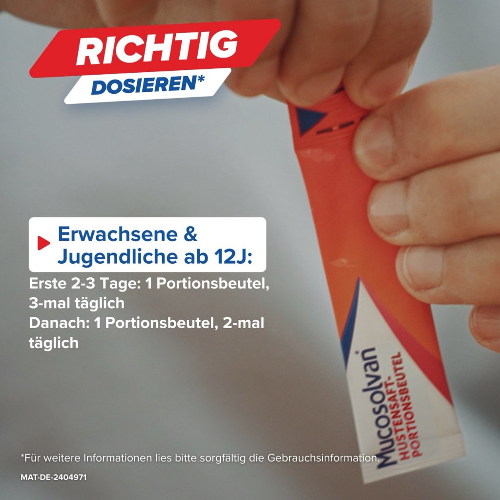 MUCOSOLVAN Hustensaft-Portionsbeutel 30 mg/5 ml