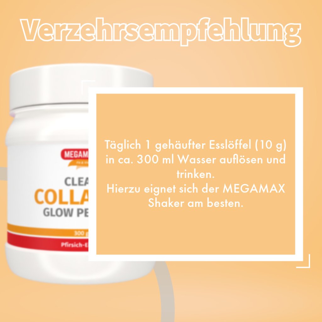 COLLAGEN CLEAR Glow Kollagen Peptide Pfirsich Plv.