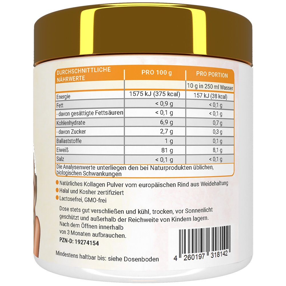 COLLAGEN CLEAR Glow Kollagen Peptide Pfirsich