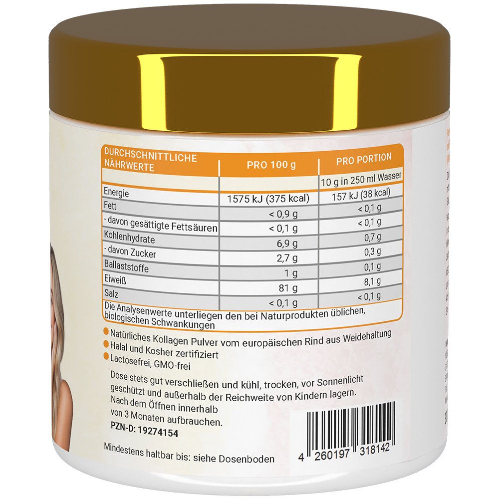COLLAGEN CLEAR Glow Kollagen Peptide Pfirsich