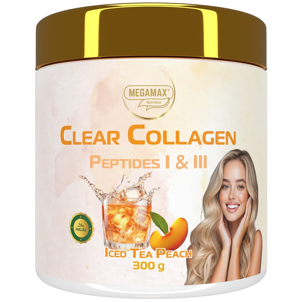 COLLAGEN CLEAR Glow Kollagen Peptide Pfirsich