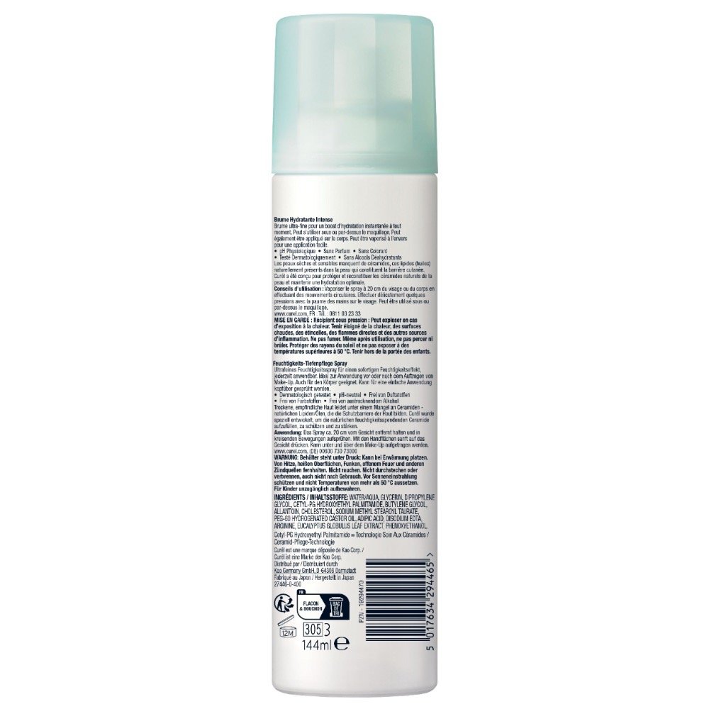 CUREL Feuchtigkeits-Tiefenpflege Spray