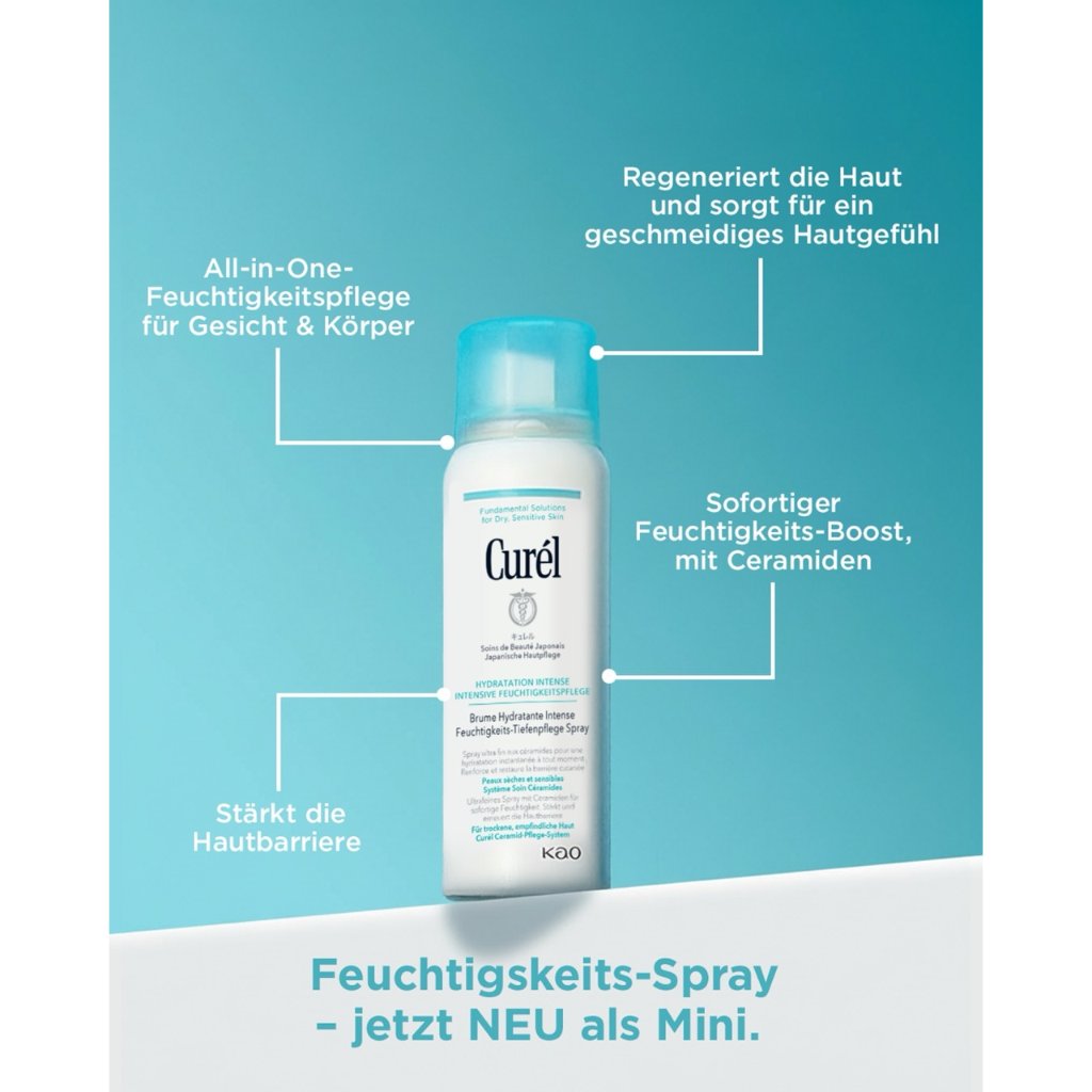 CUREL Feuchtigkeits-Tiefenpflege Spray