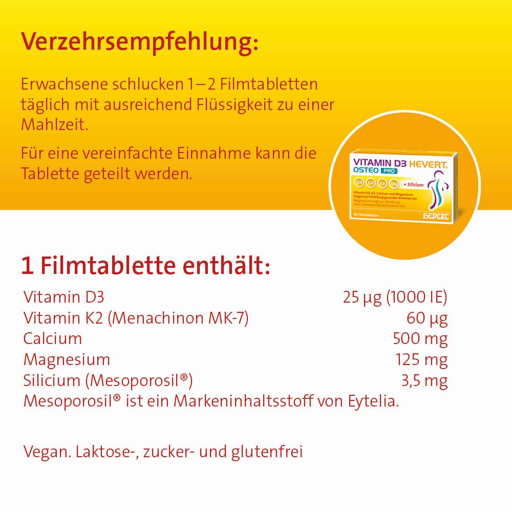 Vitamin D3 Hevert Osteo Pro