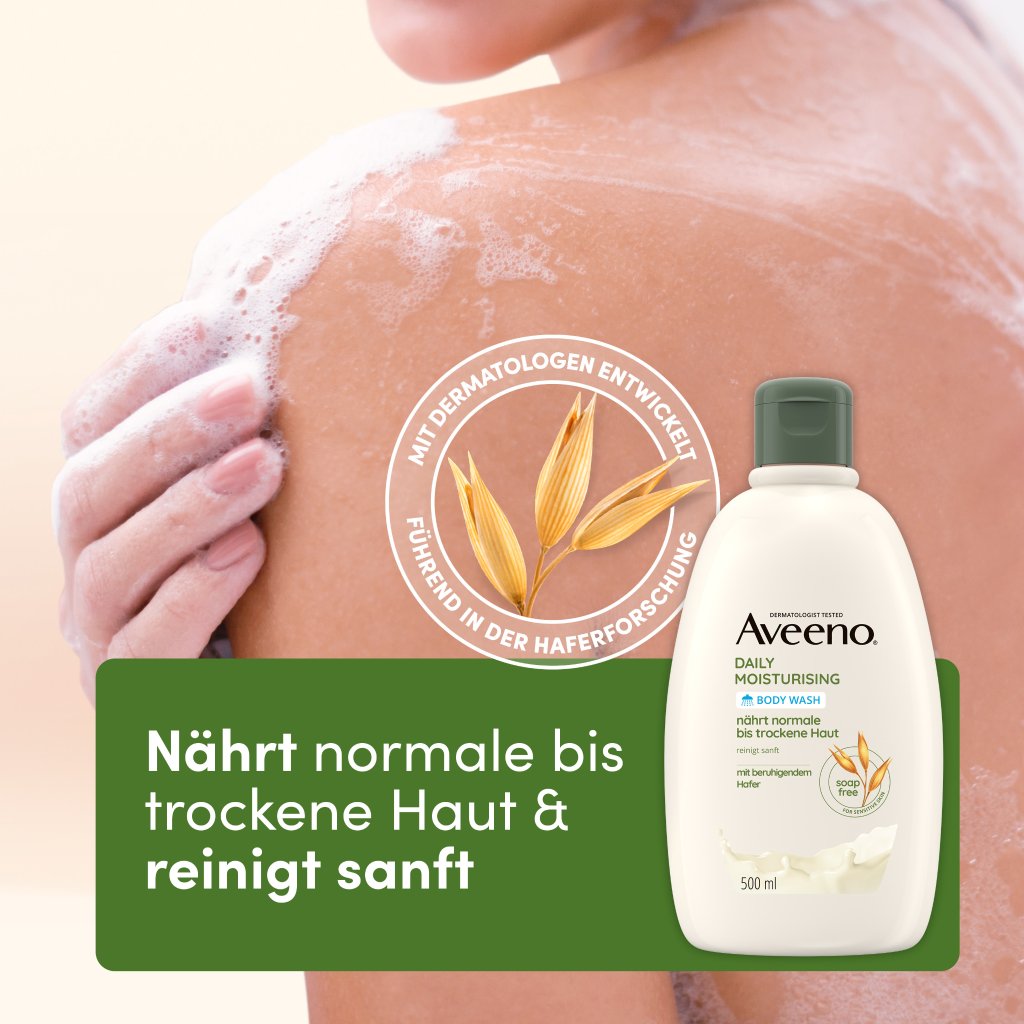 Aveeno® Daily Moisturising Seifenfreies Duschgel 500 ml