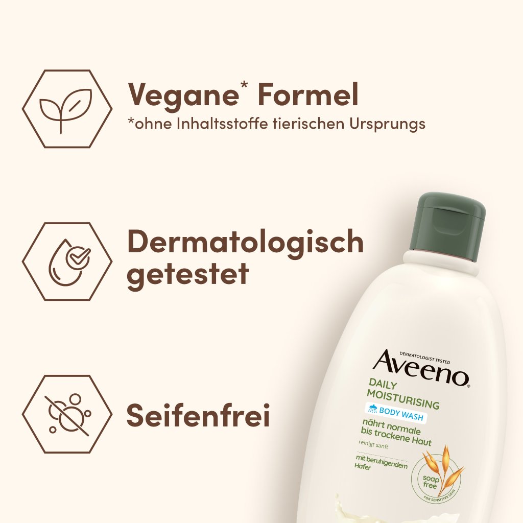 Aveeno® Daily Moisturising Seifenfreies Duschgel 500 ml