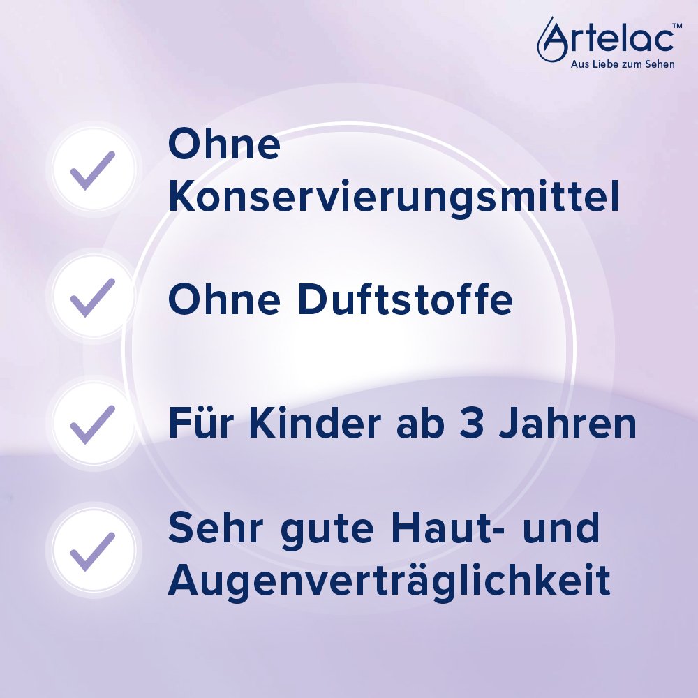 ARTELAC Augenpfleger Lidreinigungstücher