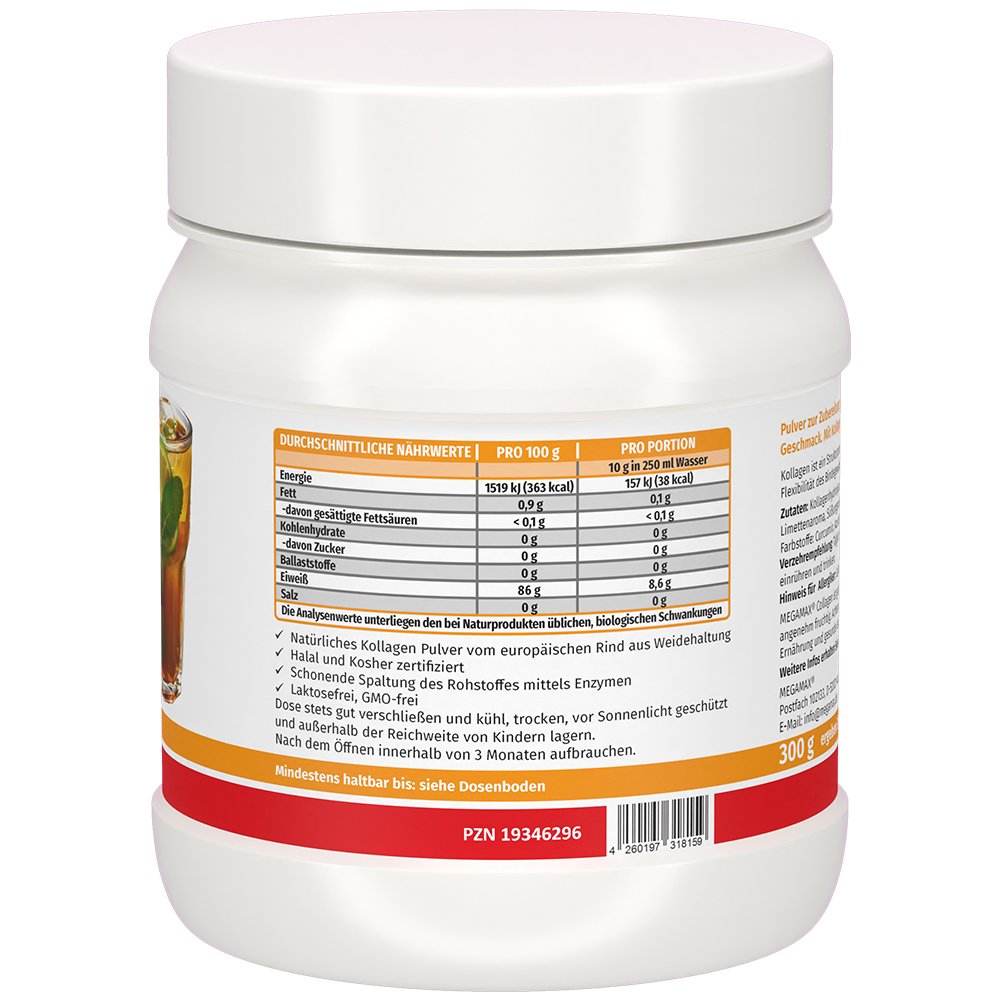 COLLAGEN CLEAR Glow Kollagen Peptide Lime-Minze