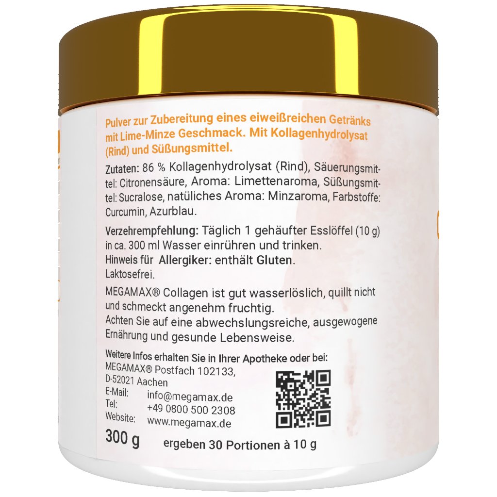 COLLAGEN CLEAR Glow Kollagen Peptide Lime-Minze