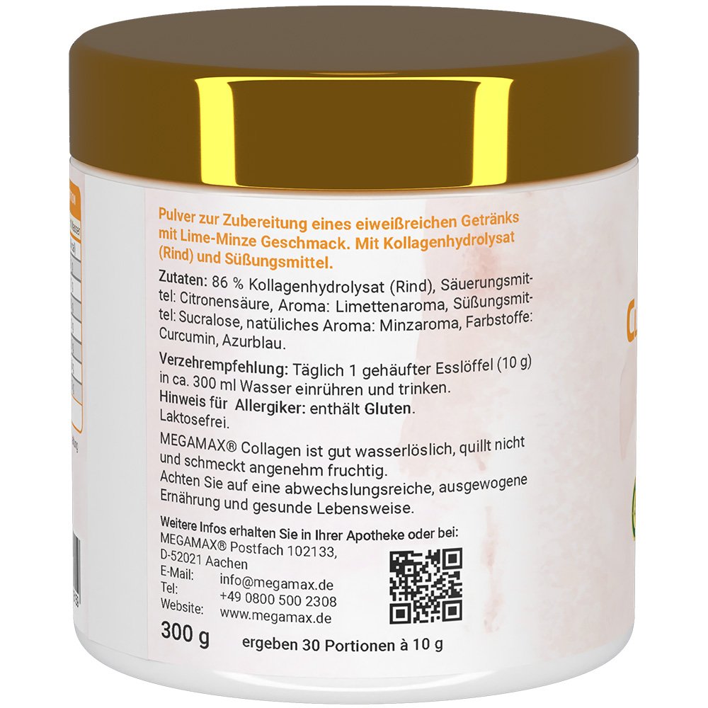 COLLAGEN CLEAR Glow Kollagen Peptide Lime-Minze