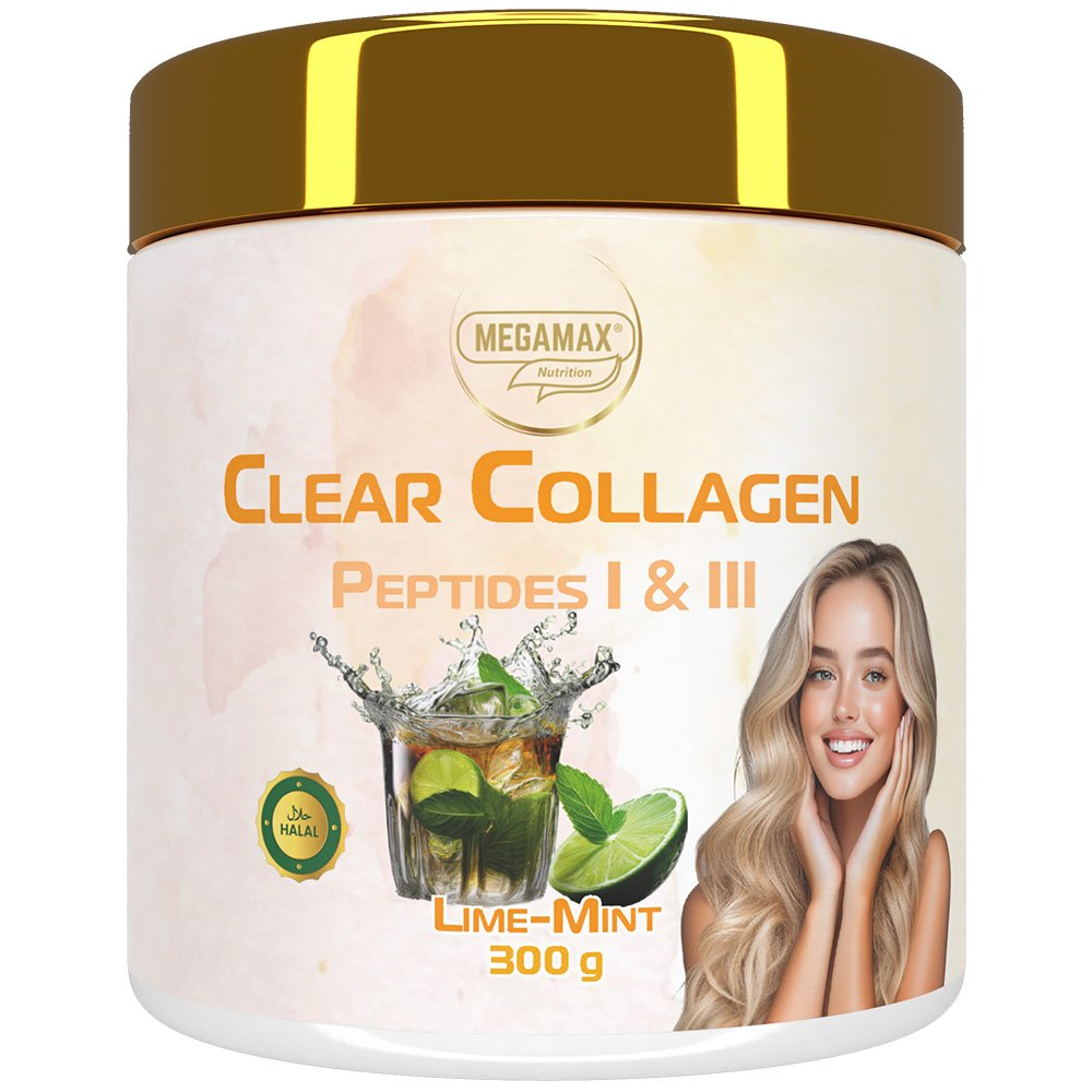 COLLAGEN CLEAR Glow Kollagen Peptide Lime-Minze