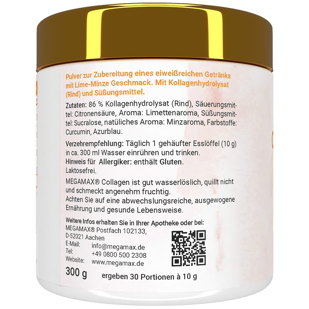 COLLAGEN CLEAR Glow Kollagen Peptide Lime-Minze