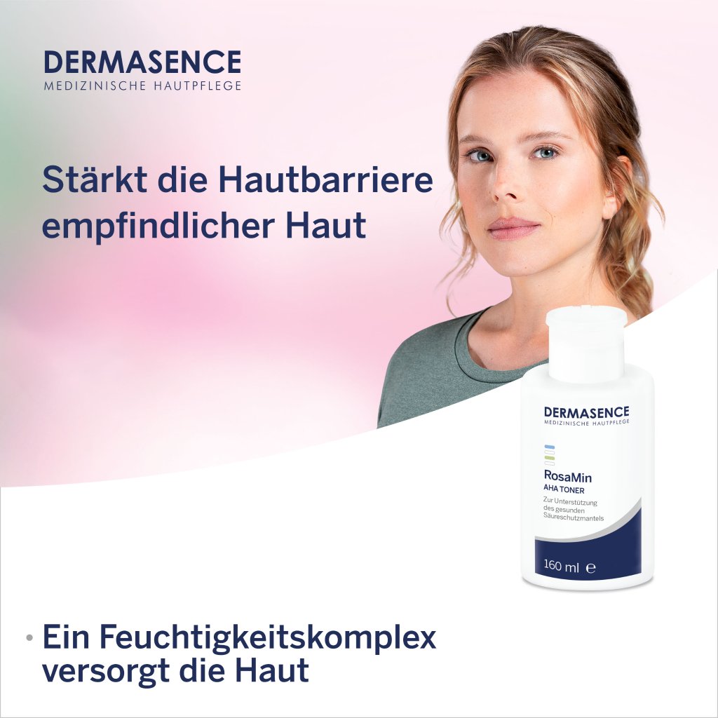 DERMASENCE RosaMin AHA Toner, 160 ml