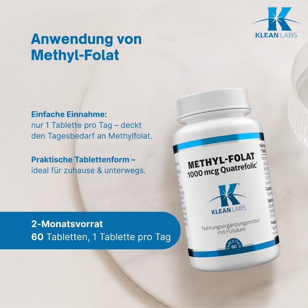 Klean Labs Methyl Folat 1000 mcg