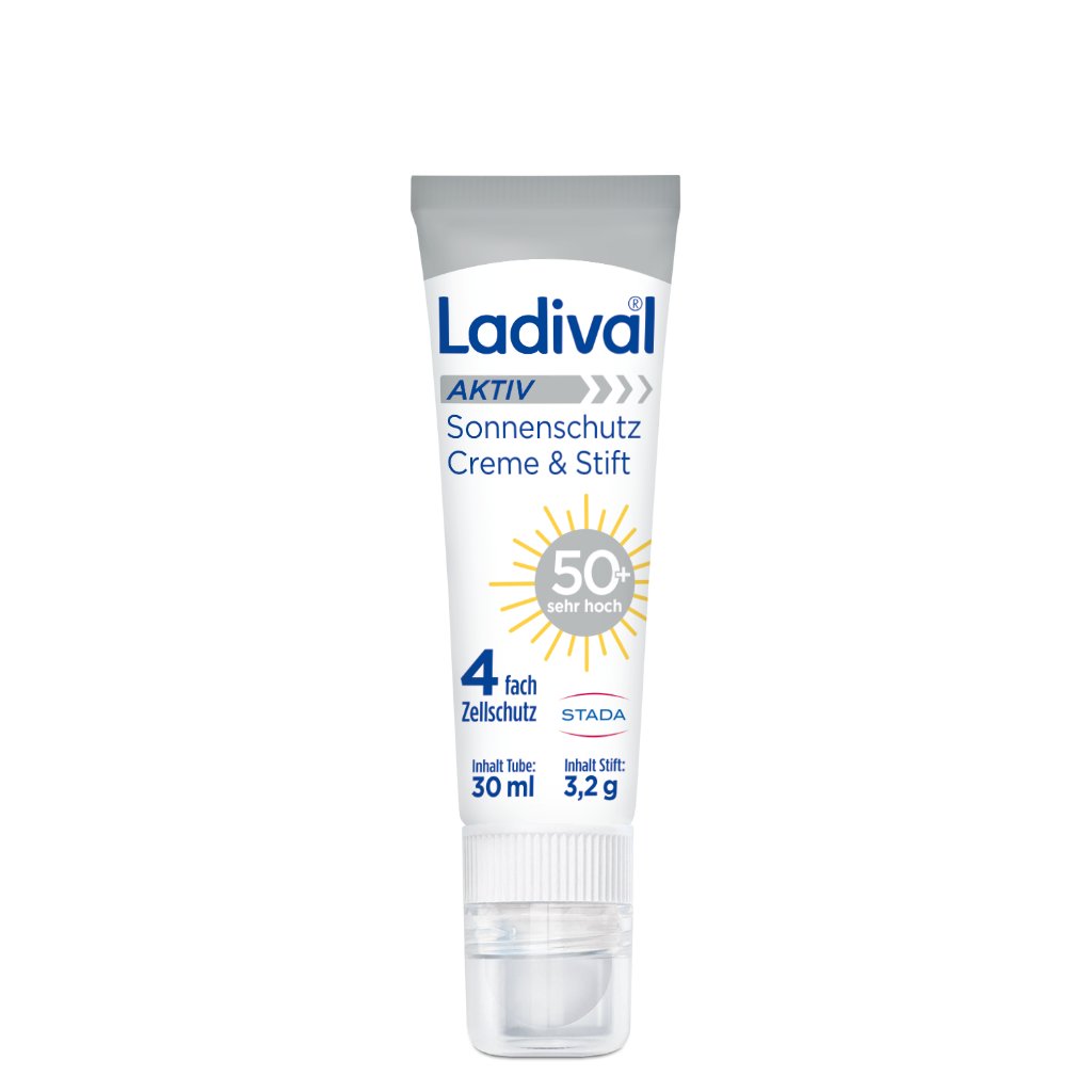 Ladival® Aktiv Sonnenschutz Creme & Stift LSF 50+ Sonnencreme, wasserfest