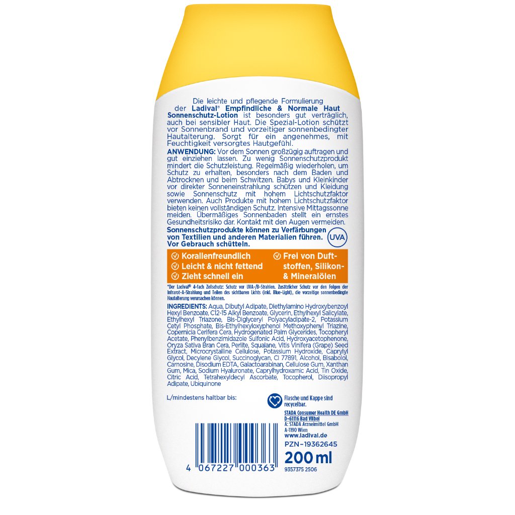 Ladival® Empfindliche & Normale Haut Sonnenschutz-Lotion LSF 30 Sonnencreme Körper