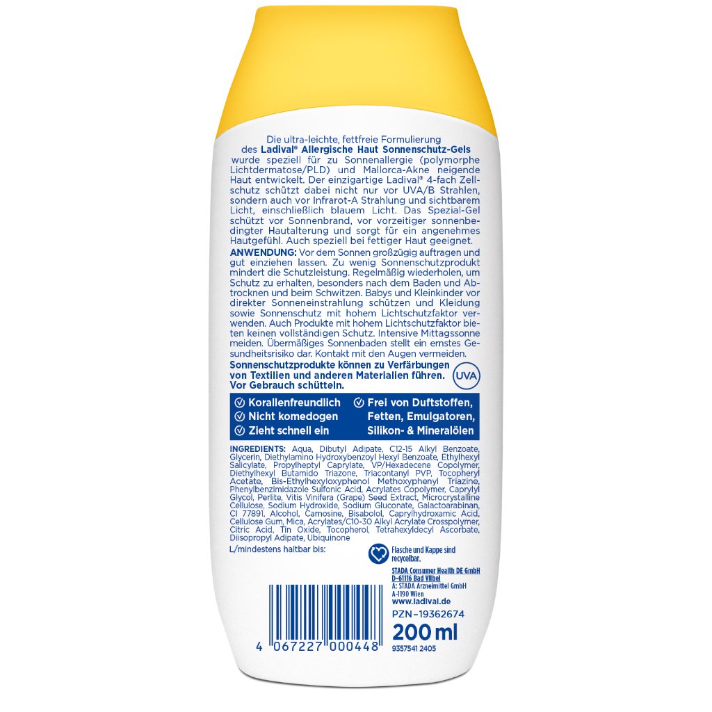 LADIVAL allergische Haut Sonnenschutz-Gel LSF 30