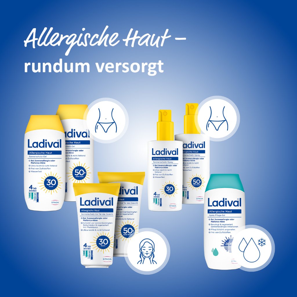 LADIVAL allergische Haut Sonnenschutz-Gel LSF 30