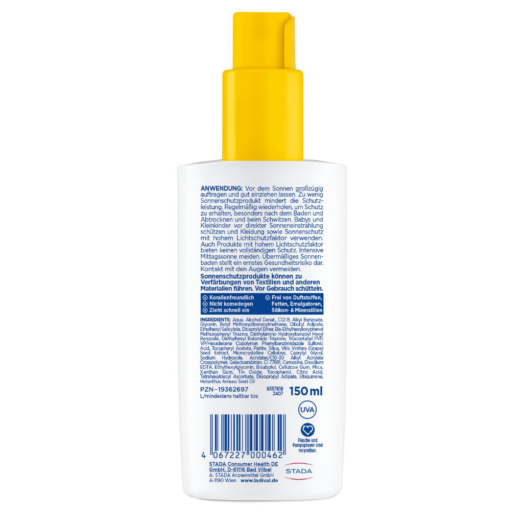 LADIVAL allergische Haut Sonnenschutz-Spray LSF 30
