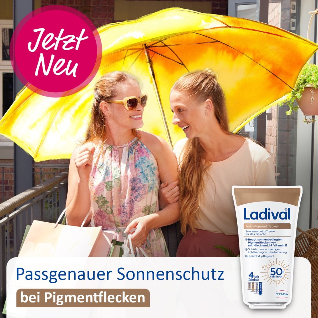 LADIVAL Anti-Pigmentflecken Creme Gesicht LSF 50+