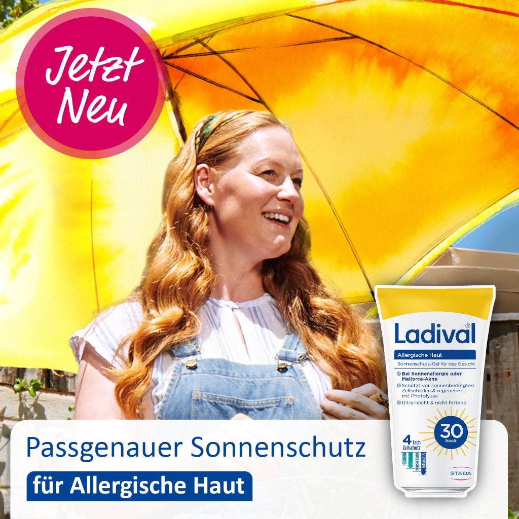 LADIVAL allergische Haut Gel Gesicht LSF 30