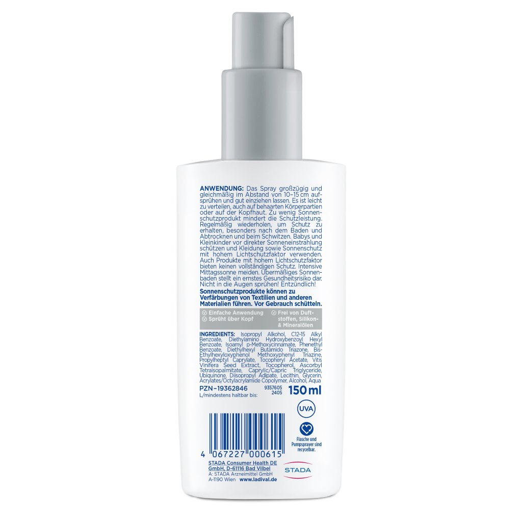 LADIVAL Aktiv Sonnenschutz-Spray LSF 50+