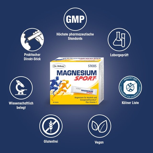 Dr. Böhm® Magnesium Sport® Sticks