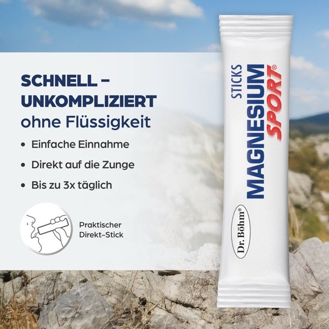 Dr. Böhm® Magnesium Sport® Sticks