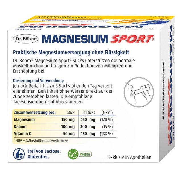 Dr. Böhm® Magnesium Sport® Sticks