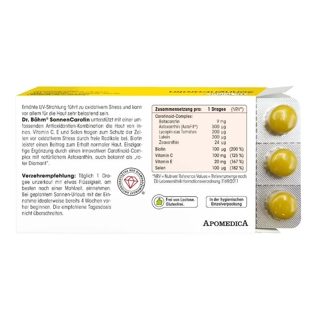 DR.BÖHM SonnenCarotin Dragees
