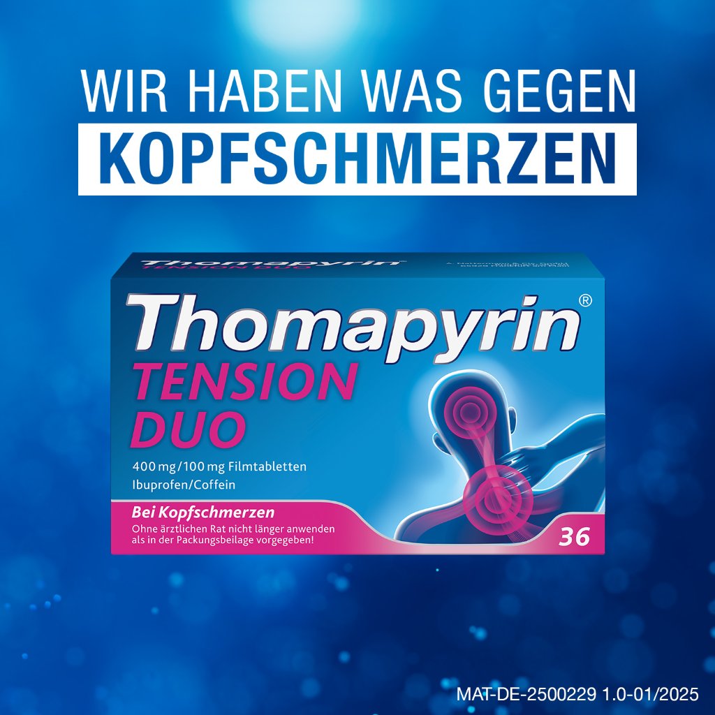 THOMAPYRIN TENSION DUO 400 mg/100 mg Filmtabletten
