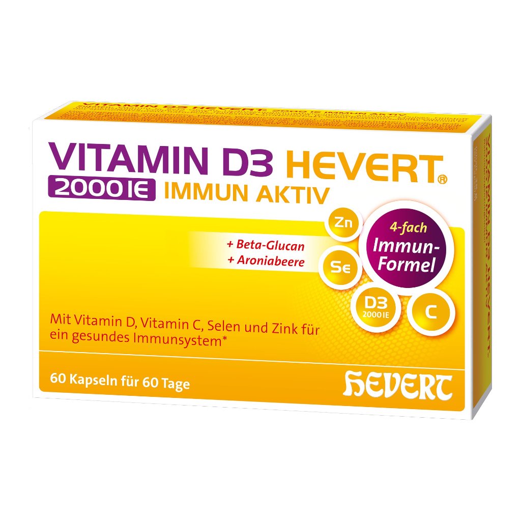 Vitamin D3 Hevert 2000 IE Immun Aktiv