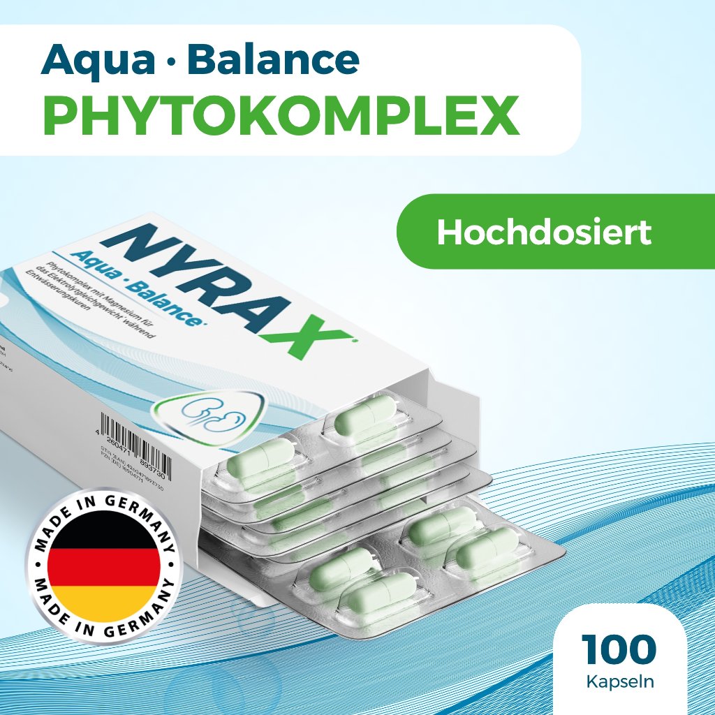 NYRAX Aqua Balance Phytokomplex während Entwässerungs-Kuren