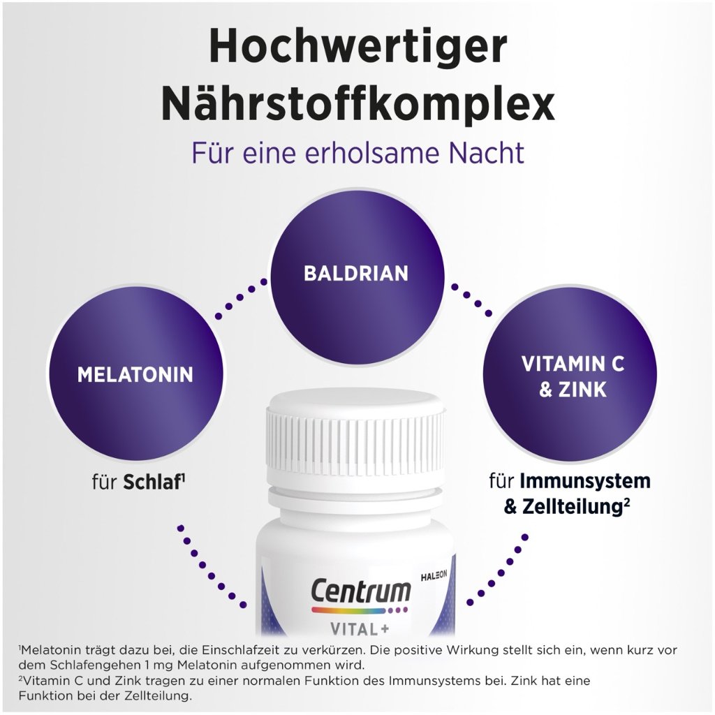 CENTRUM Vital+ Schlaf & Immunsystem Tabletten