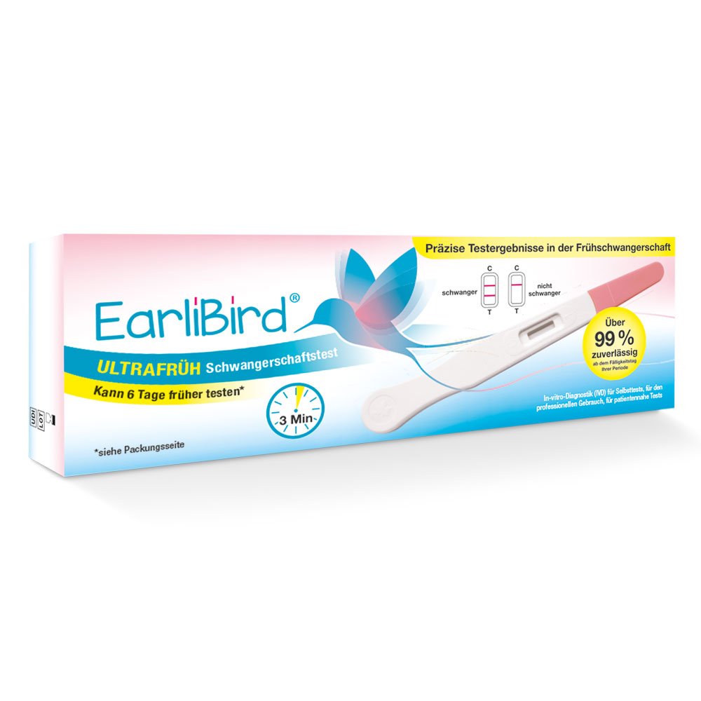 EARLIBIRD Ultrafrüh Schwangerschaftstest Urin