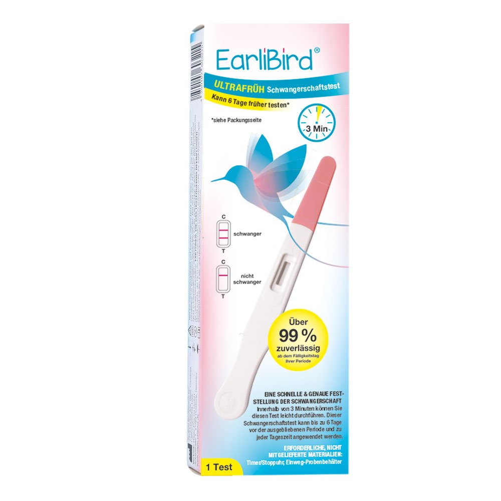EARLIBIRD Ultrafrüh Schwangerschaftstest Urin