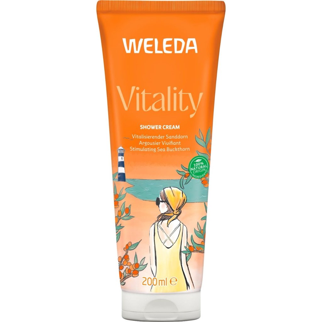 WELEDA Vitality Shower Cream Sanddorn