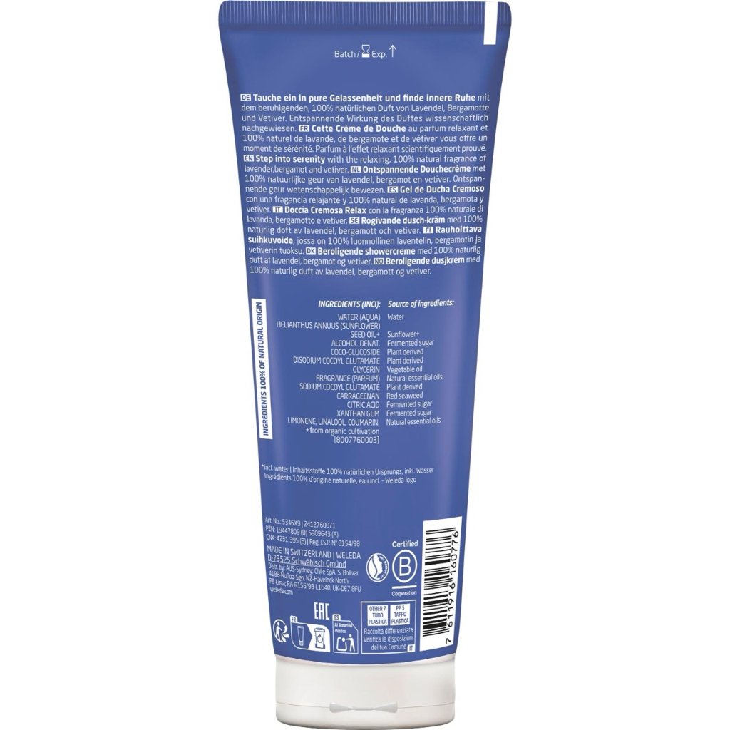 WELEDA Relax Shower Cream Lavendel