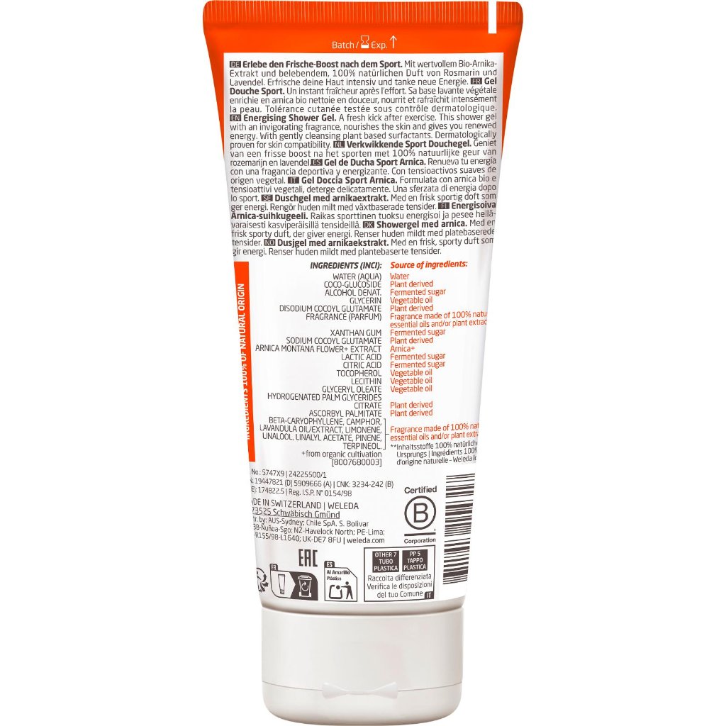 WELEDA Sport Shower Gel Arnika
