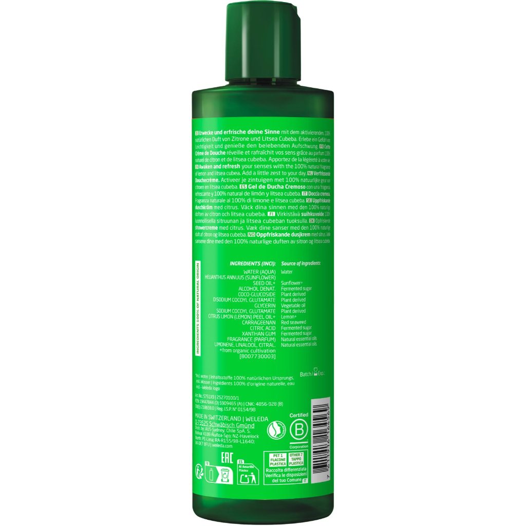 WELEDA Refresh Shower Cream Citrus