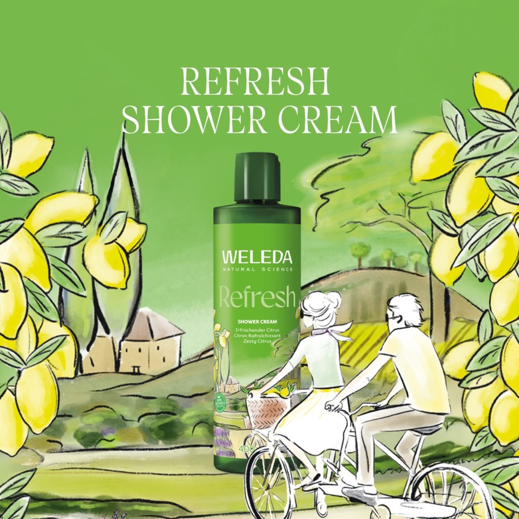WELEDA Refresh Shower Cream Citrus